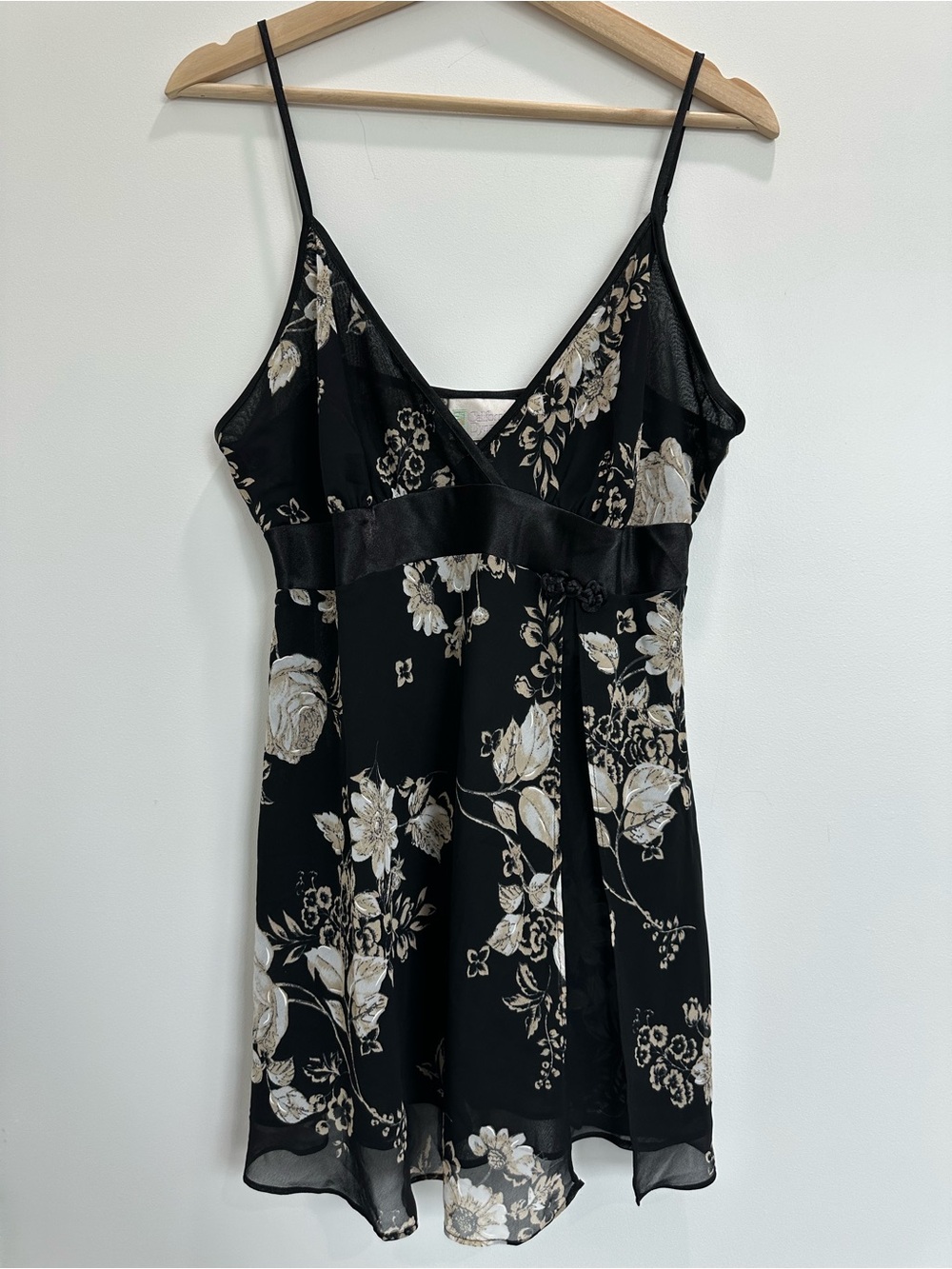 Vintage California Dynasty Floral Sheer Sleepwear Nightgown – Large